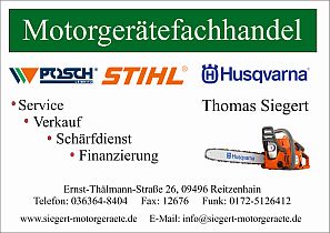 Motorgerätefachhandel Siegert